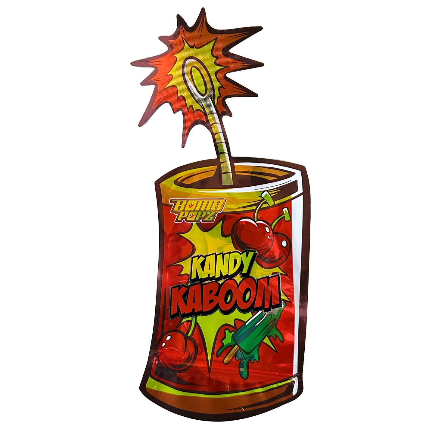 Kandy Kaboom Cutout 3.5G Mylar Bags