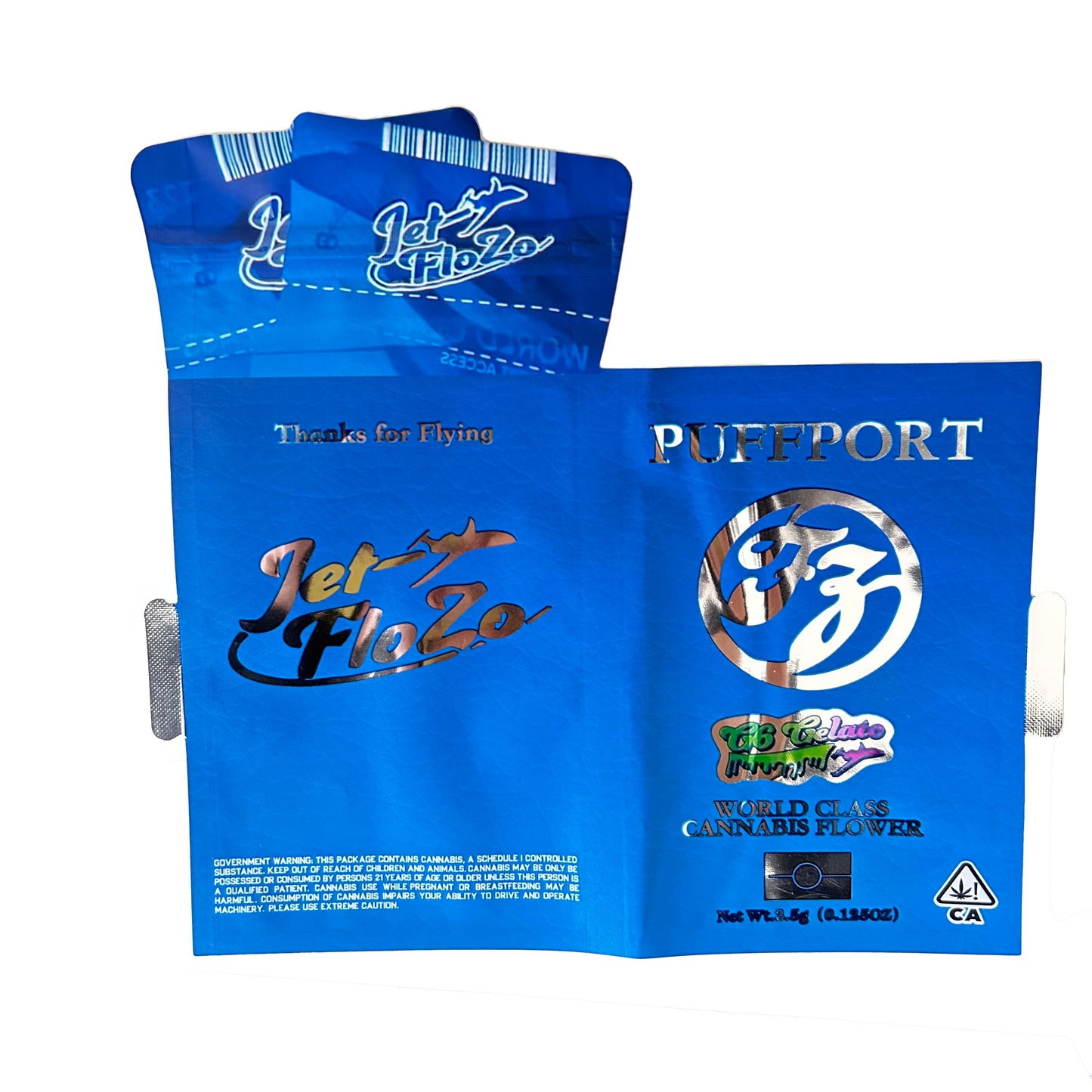 PUFFPORT Cutout 3.5G Mylar Bags