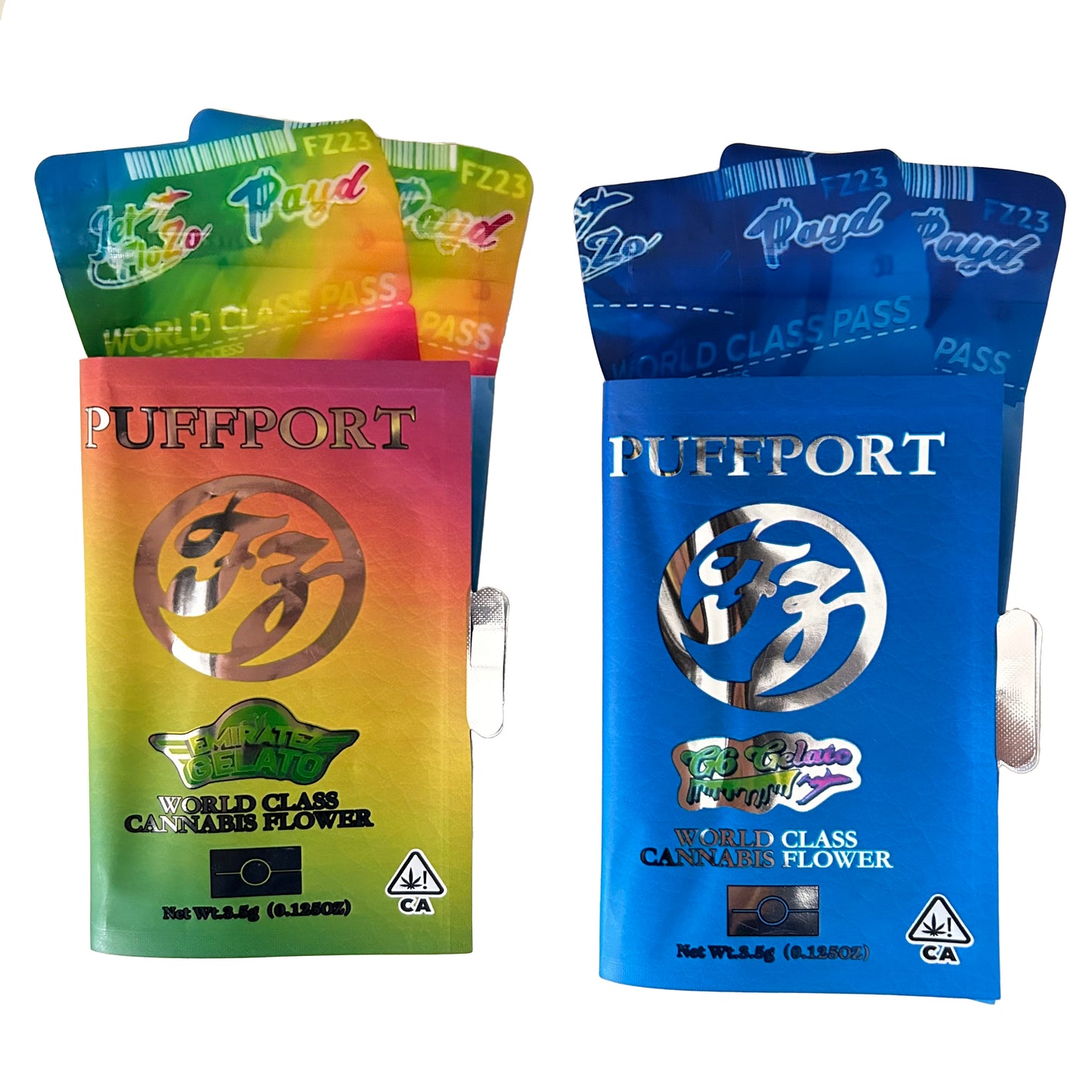 PUFFPORT Cutout 3.5G Mylar Bags