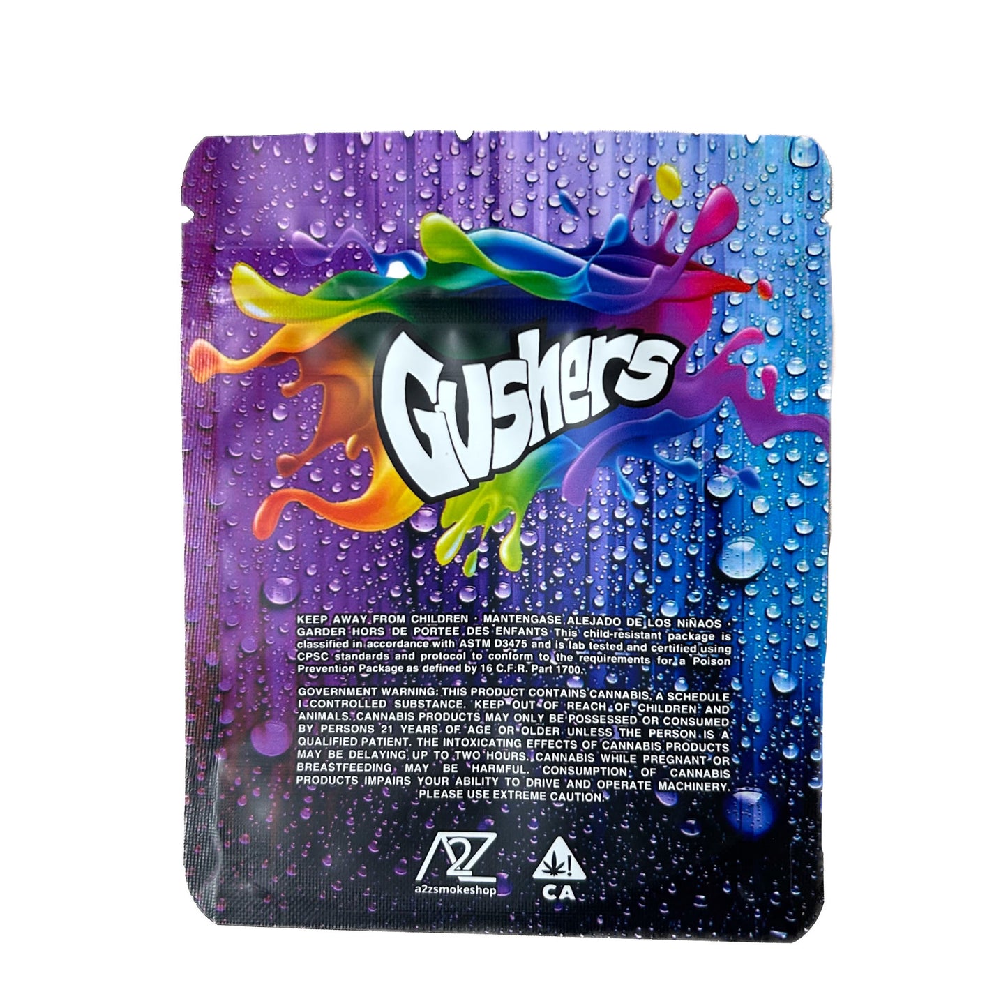 Gushers See-through 3.5G Mylar Bag
