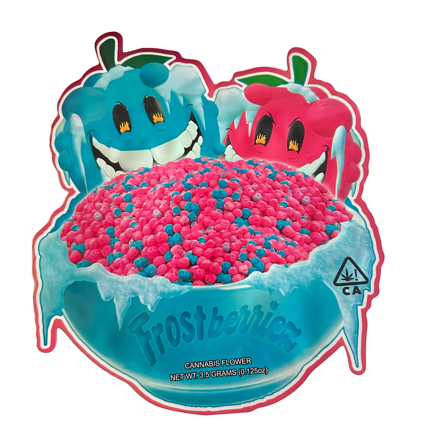 Frost Berries Cutout 3.5G Mylar Bags