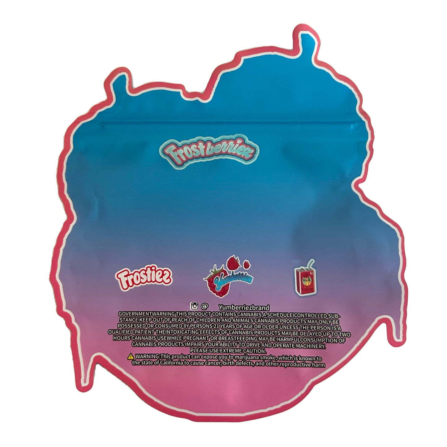 Frost Berries Cutout 3.5G Mylar Bags