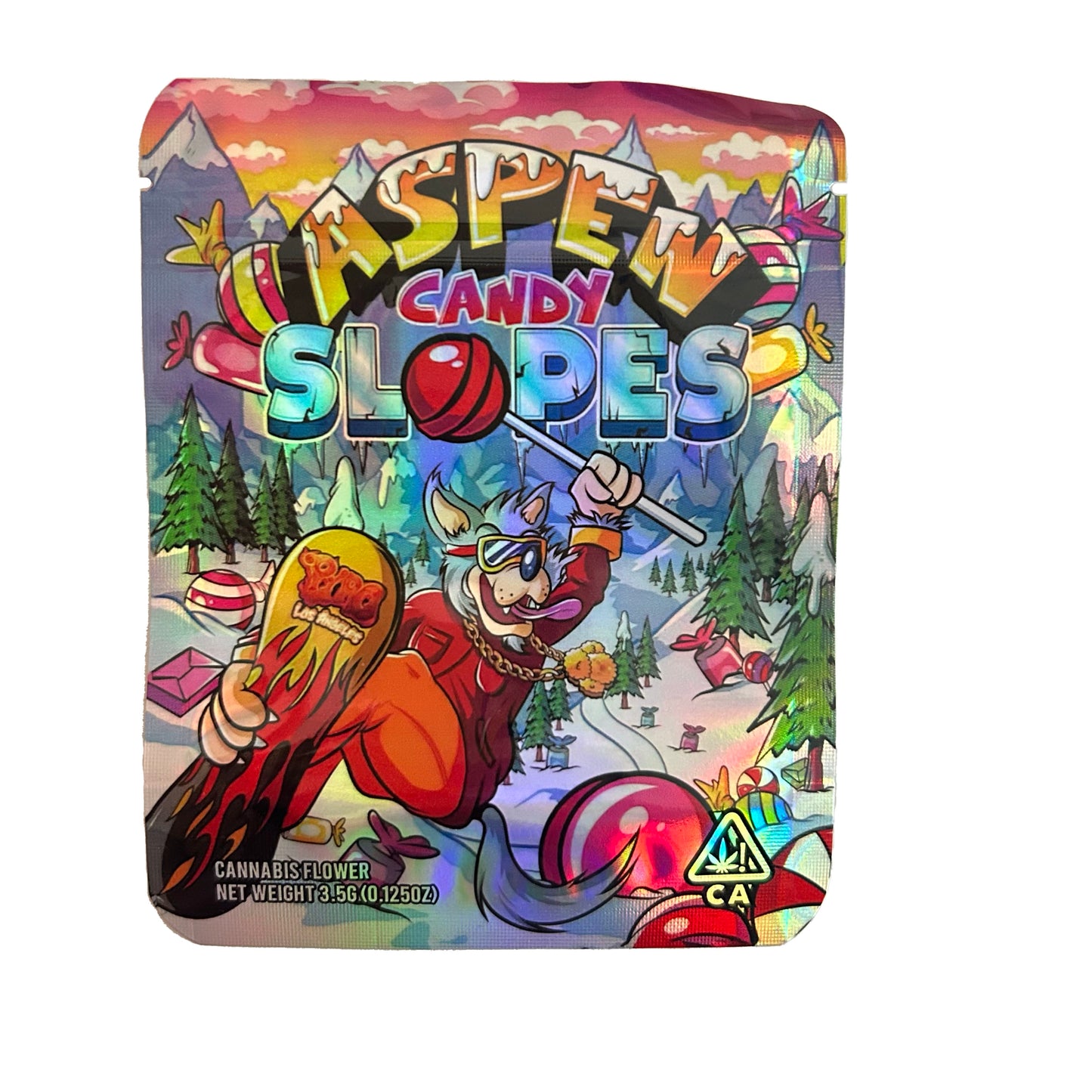 Aspen Candy Slopes 3.5G Mylar Bags