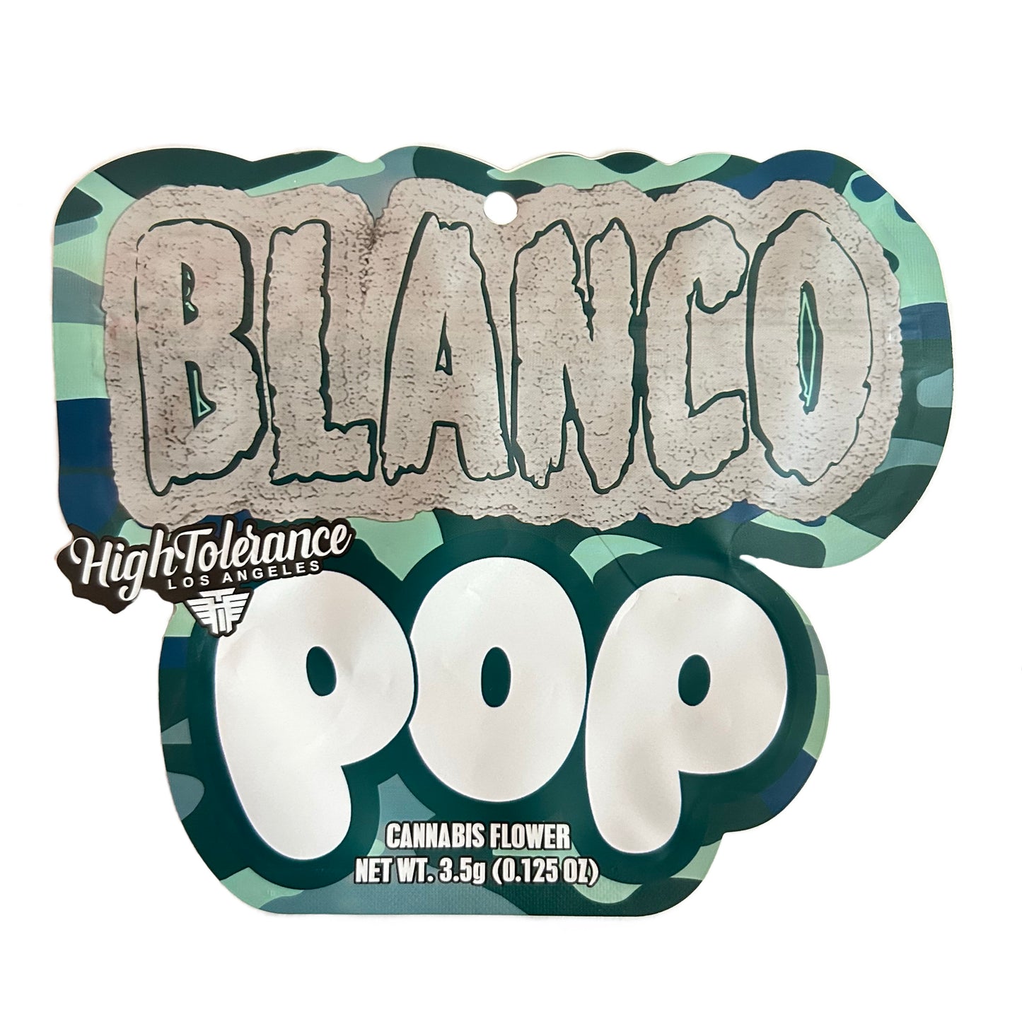 Blanco Pop 3.5G Mylar Bags