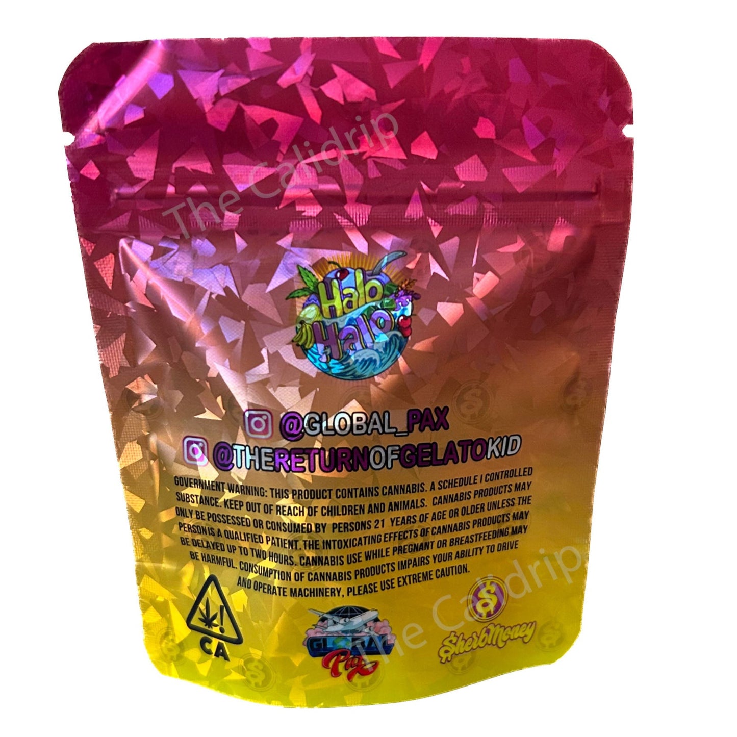 Halo Halo Sherb Money 3.5G Mylar Bags