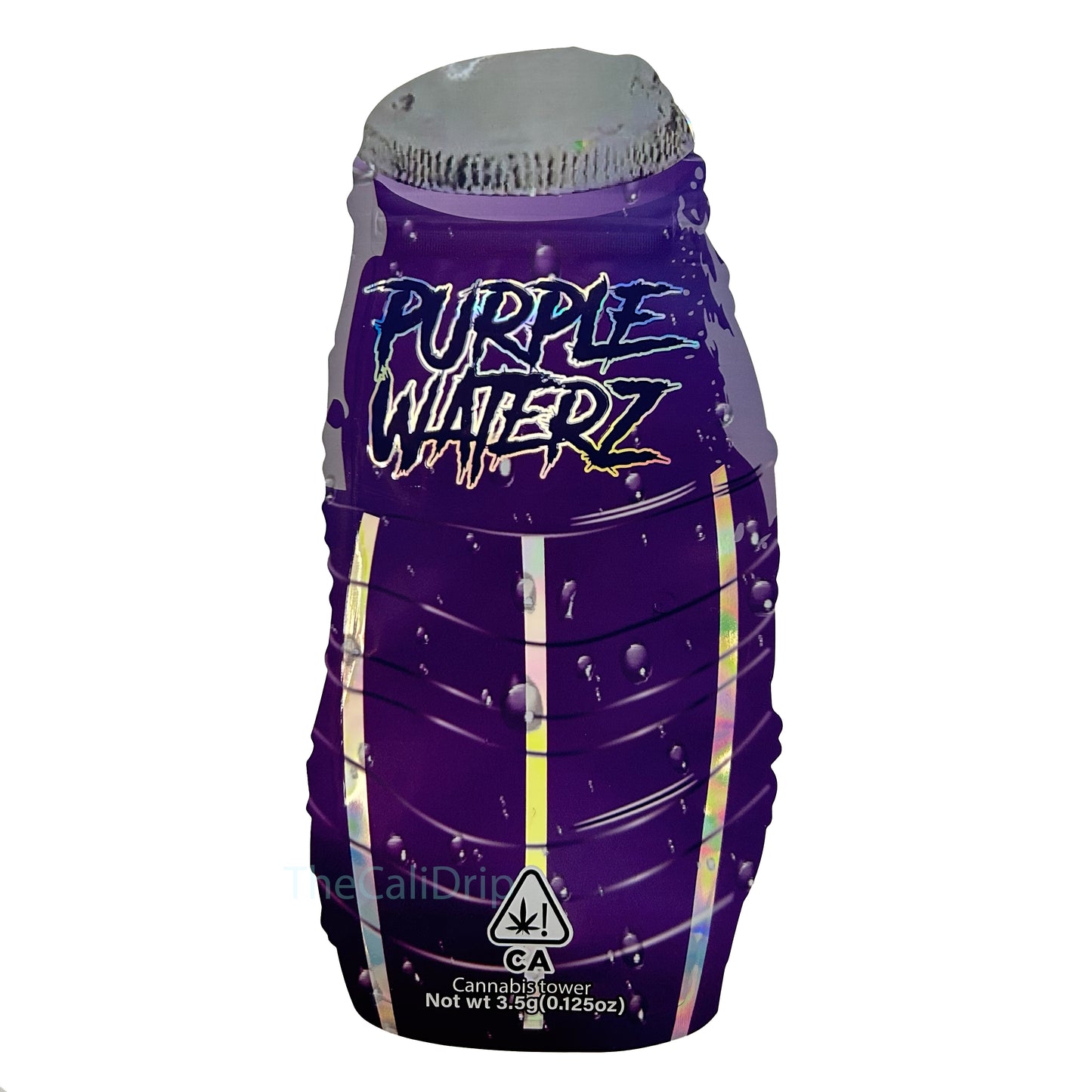 Purple Waterz 3.5G Mylar Bags