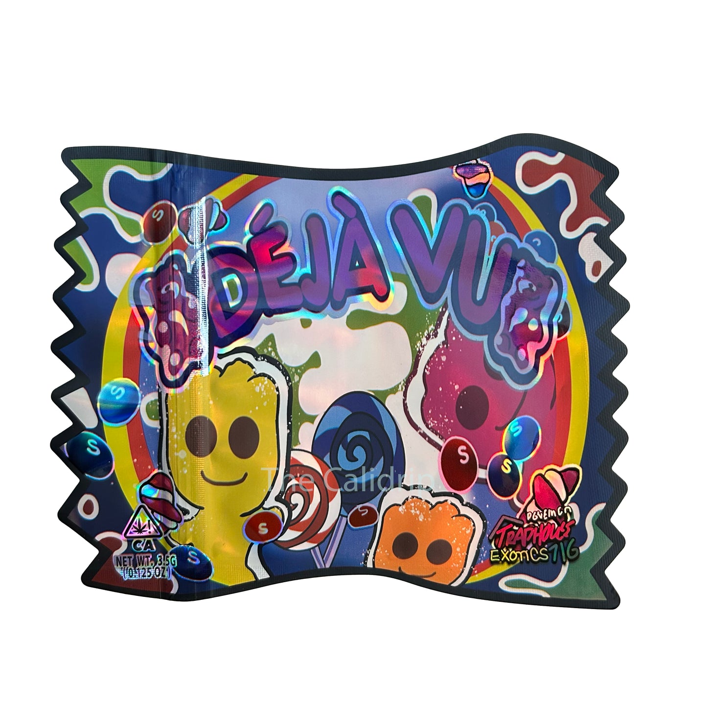 Deja Vu Exotics Cutout 3.5G Mylar Bags