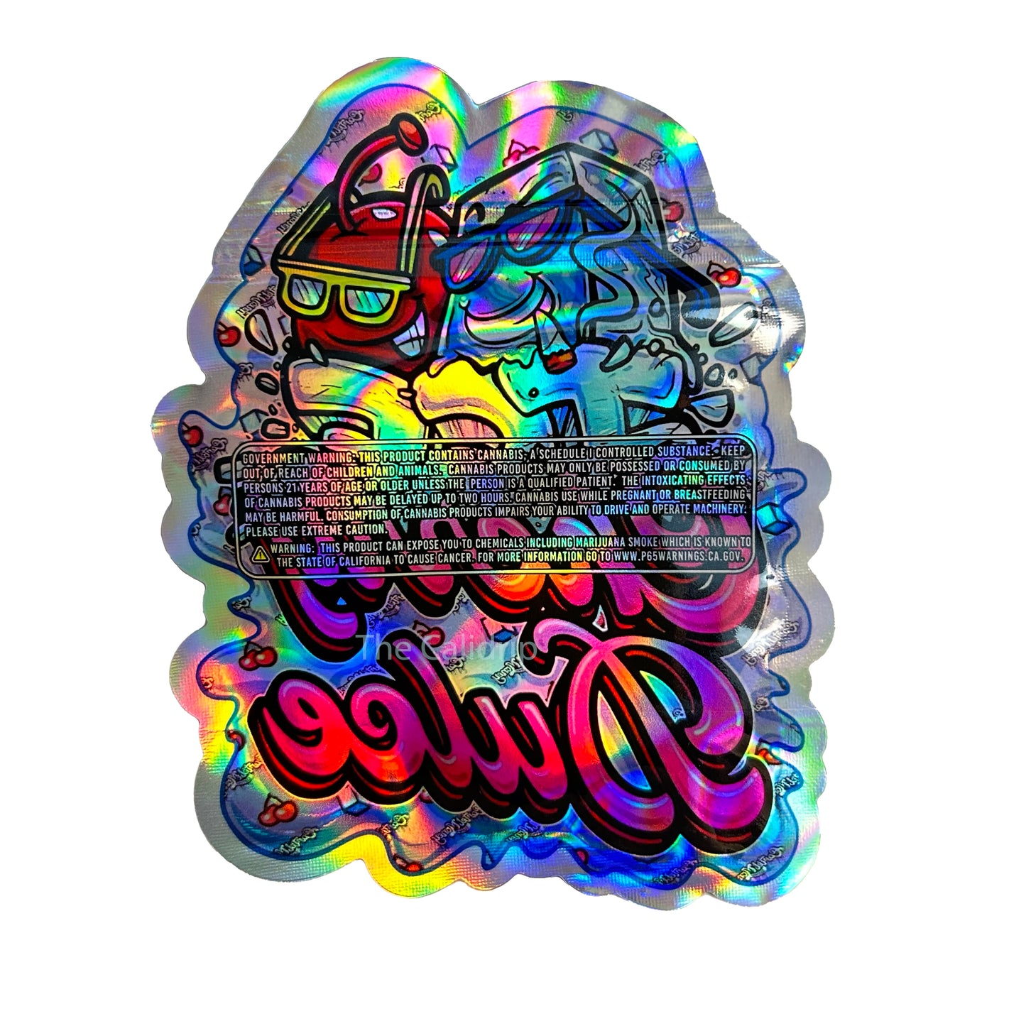 Cherry Dulce Holographic 3.5G Mylar Bags