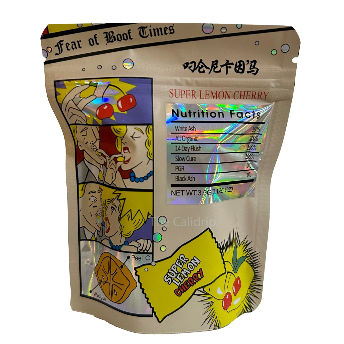 Super Lemon Cherry Don Merfos 3.5G Mylar Bags