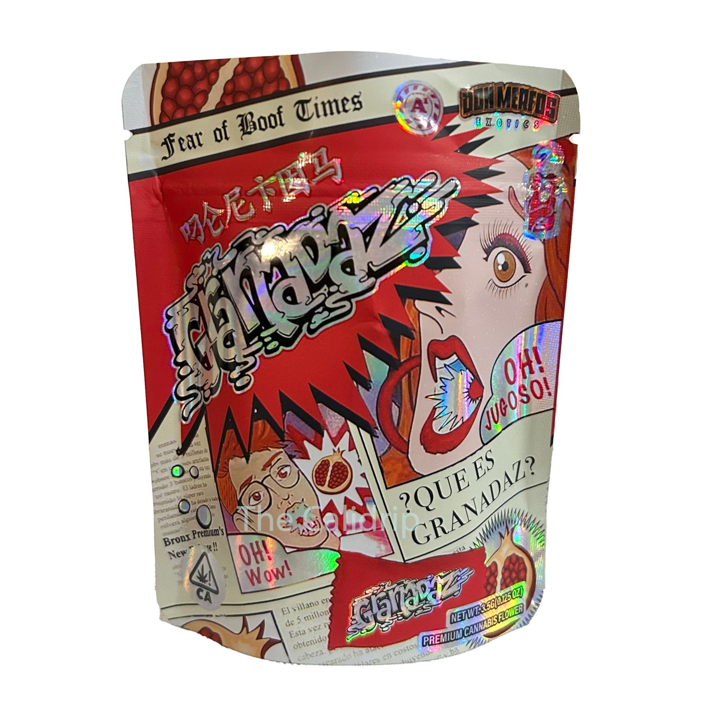 Granadaz Don Merfos 3.5G Mylar Bags
