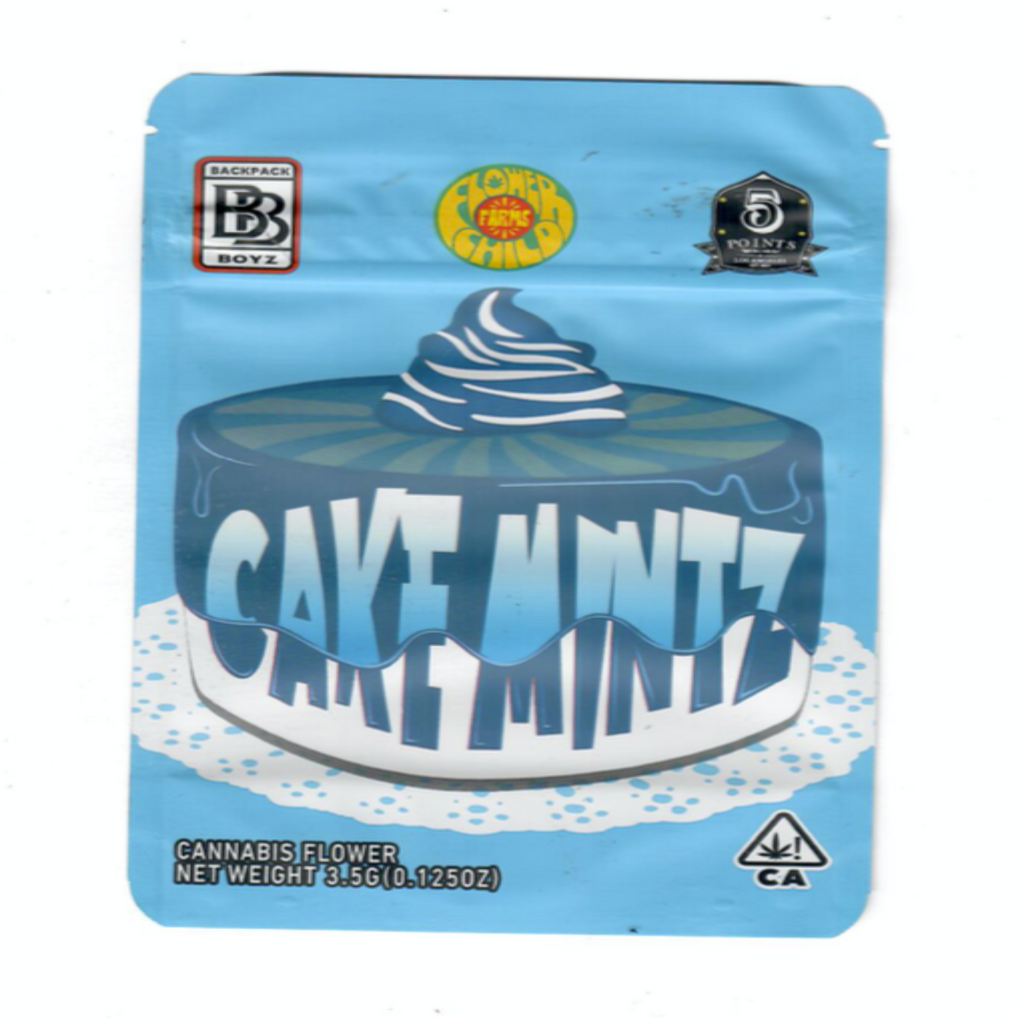 CAKE MINTZ BackPack Boyz 3.5G Mylar Bags