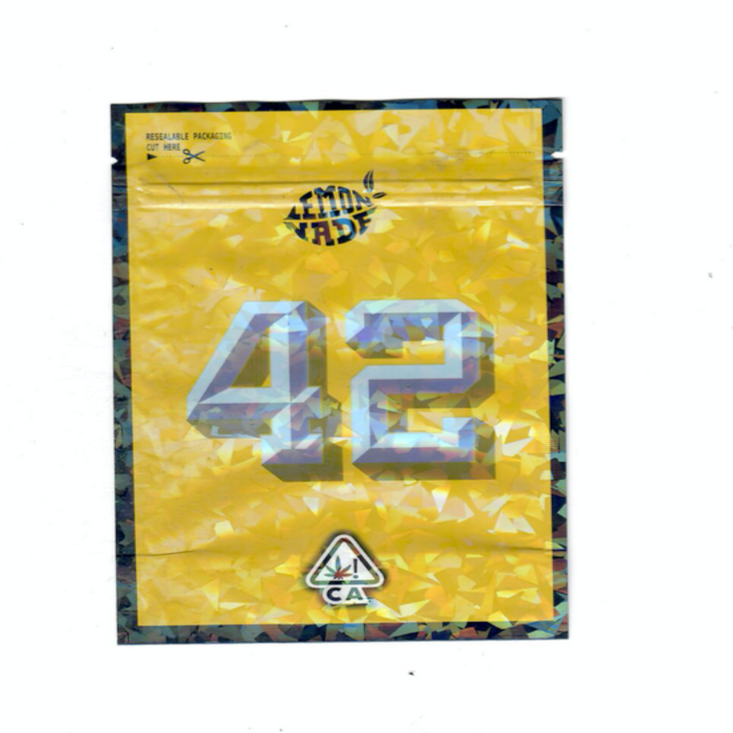 3.5 Gram 42 Lemonade Mylar Bags