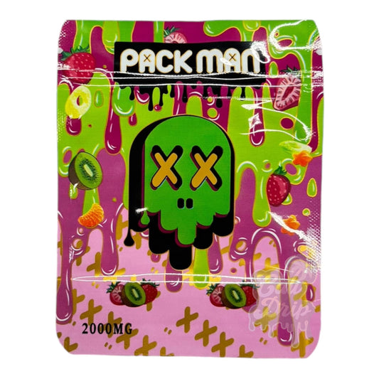 2000 mg Edibles Kiwi and Strawberry Mylar Bags