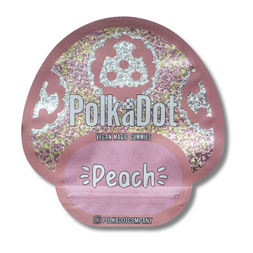 POLKADOT PEACH GUMMIES BAGS