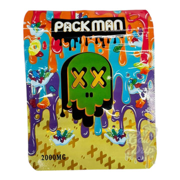 2000 mg Edibles Gummies Packman Mylar Bags