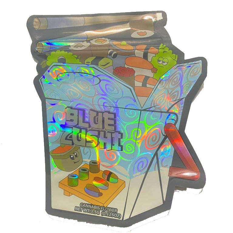 Blue Zushi 3.5g Mylar BAGS