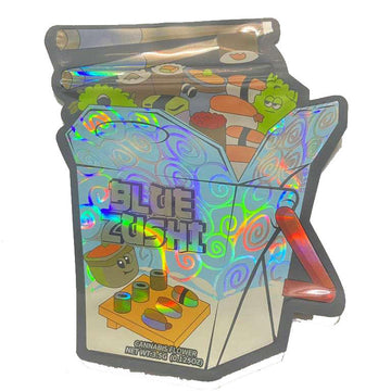 Blue Zushi 3.5g Mylar BAGS