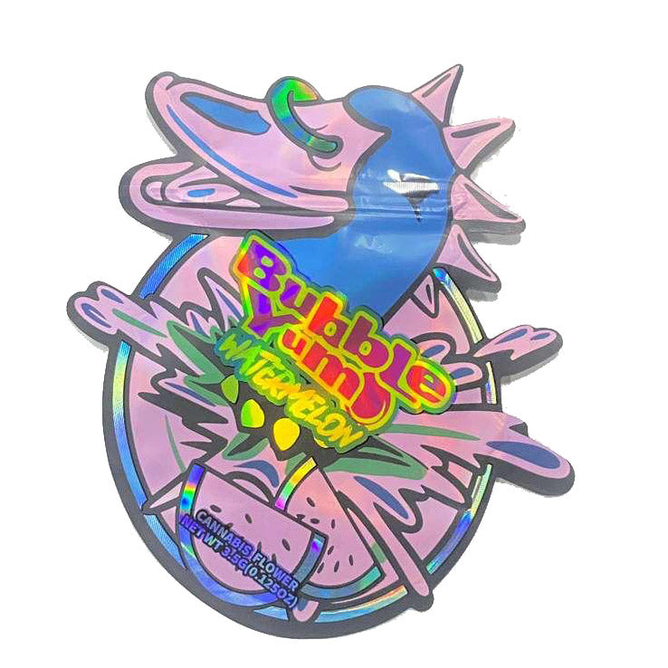 Bubble Yum Watermelon 3.5g Mylar BAGS