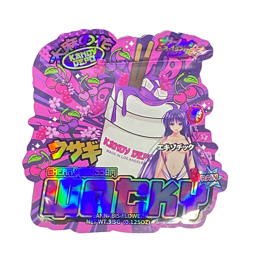 Cherry BLOSSOM WOCKY  Kandy Depo 3.5G Mylar Bags