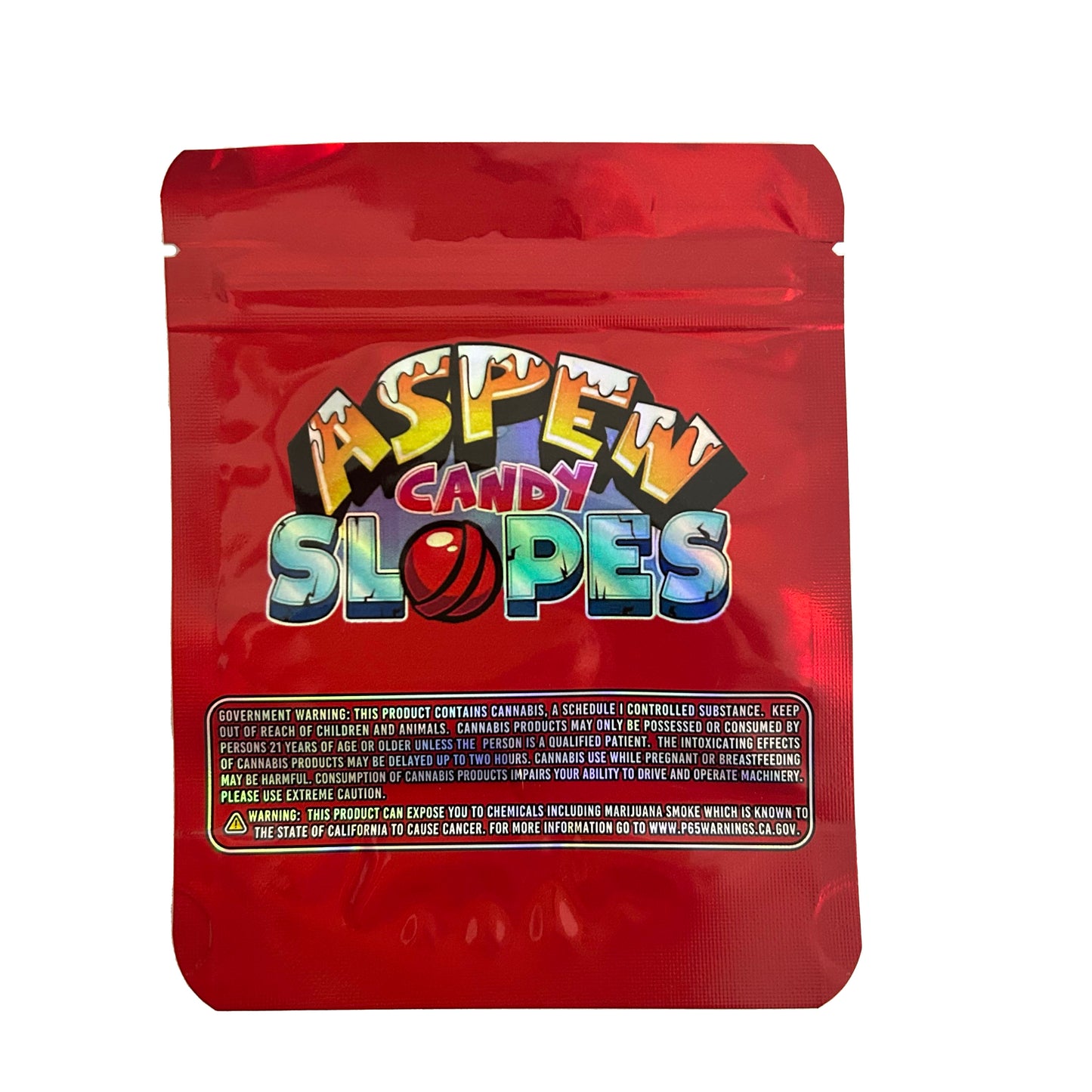 Aspen Candy Slopes 3.5G Mylar Bags