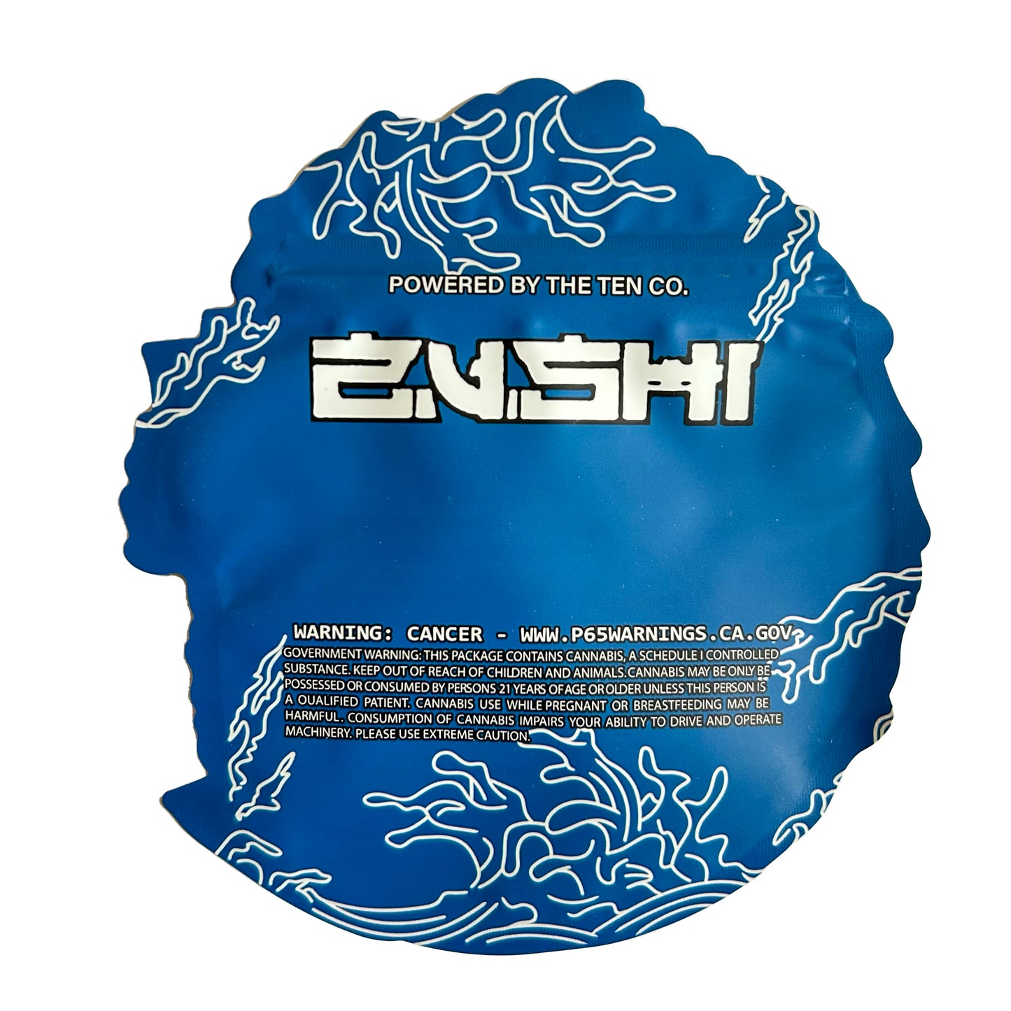 Sushi Blue 3.5G Mylar Bags