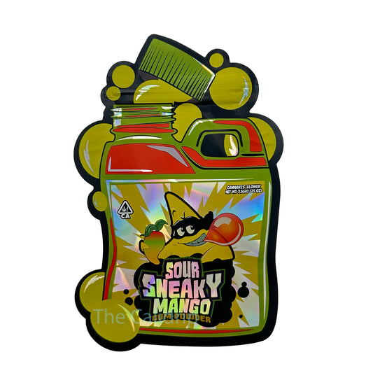 Sour Sneaky Mango 3.5G Mylar Bags
