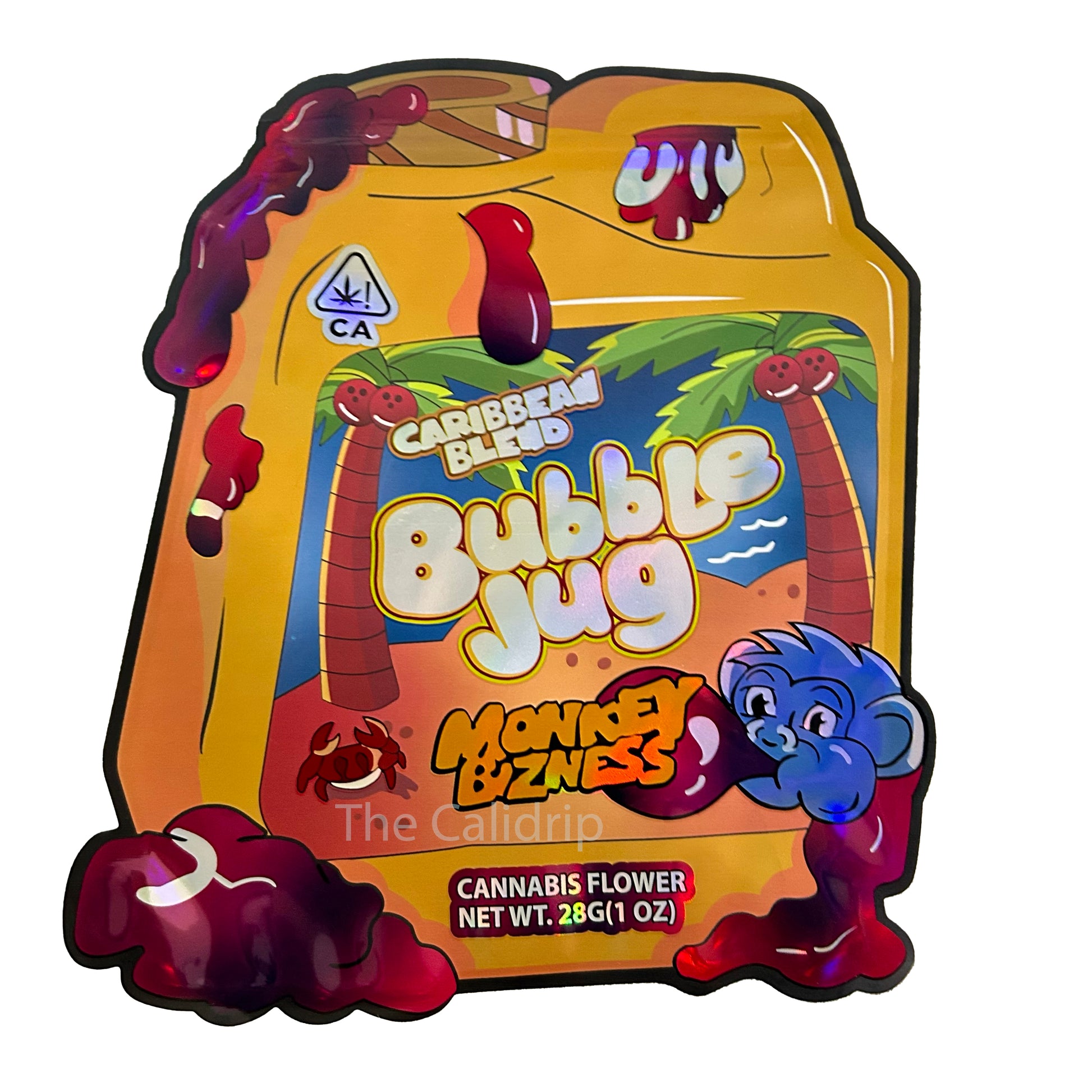 Bubble Jug 1 oz Mylar Bag TheCaliDrip