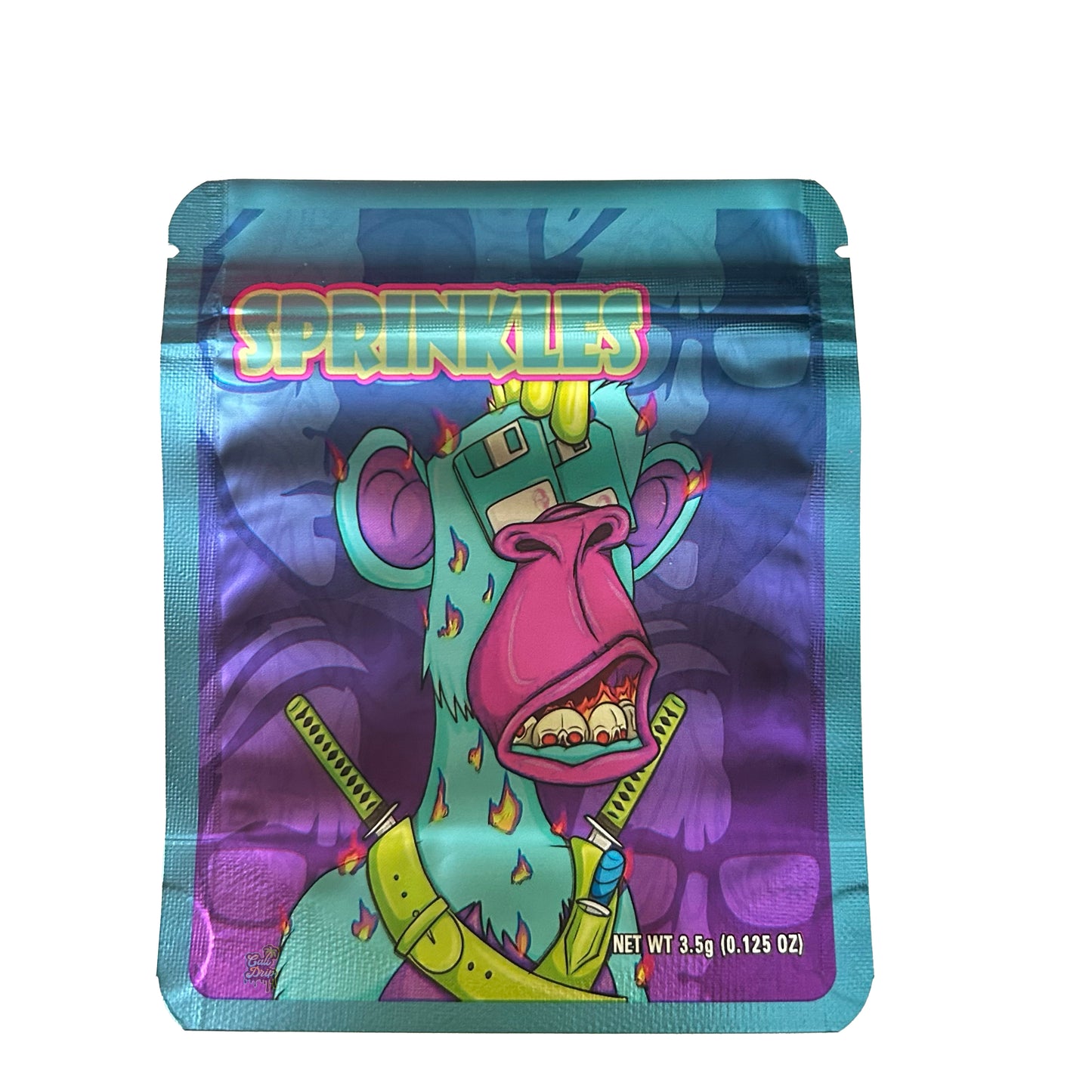 Bluish Sprinkles 3.5G Mylar Bags