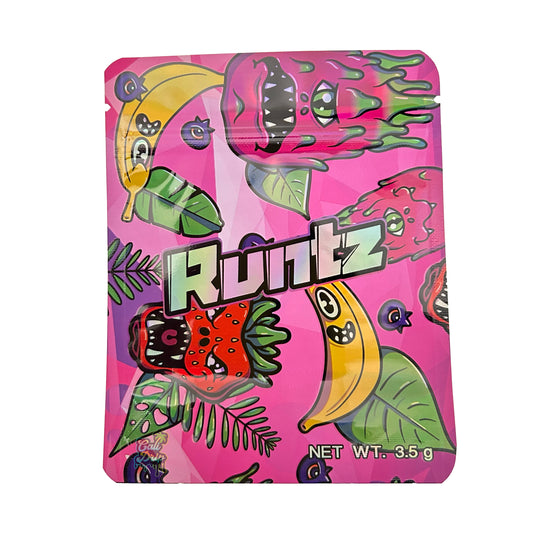 California Clear Raspberry Runtz Runtz Bags & Packs | Mylar Bags | Edible Packaging