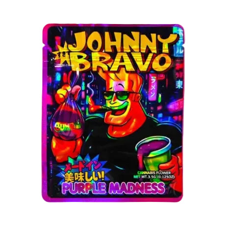 Johny Bravo 3.5G Mylar Bags 