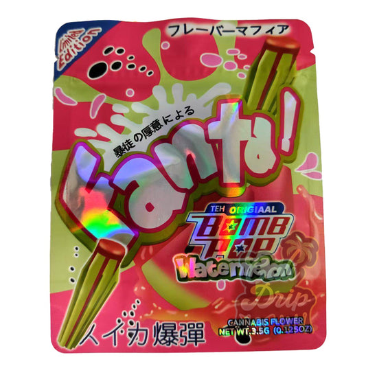 Watermelon Fanta Bombpop 3.5G Mylar Bags