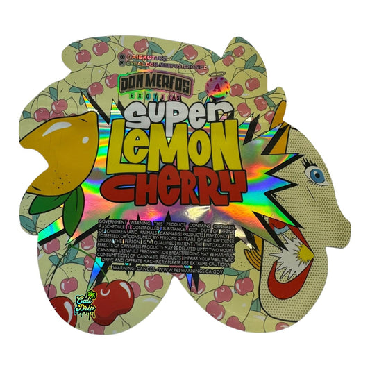 Don Merfos Super Lemon Cherry Cutout 3.5G Mylar Bags