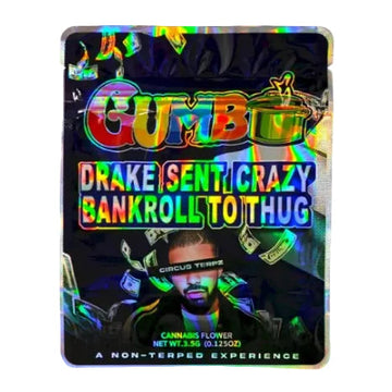 Gumbo Drake 3.5g Mylar BAGS