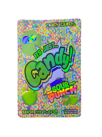 ITS JUST CANDY SOUR PUNCH 1 oz Mylar Bag