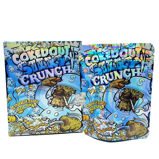 Cocked Out Silky Crunch 3.5g Mylar Bag and Box