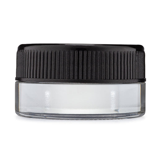 7mL Glass Concentrate Container with Black Cap