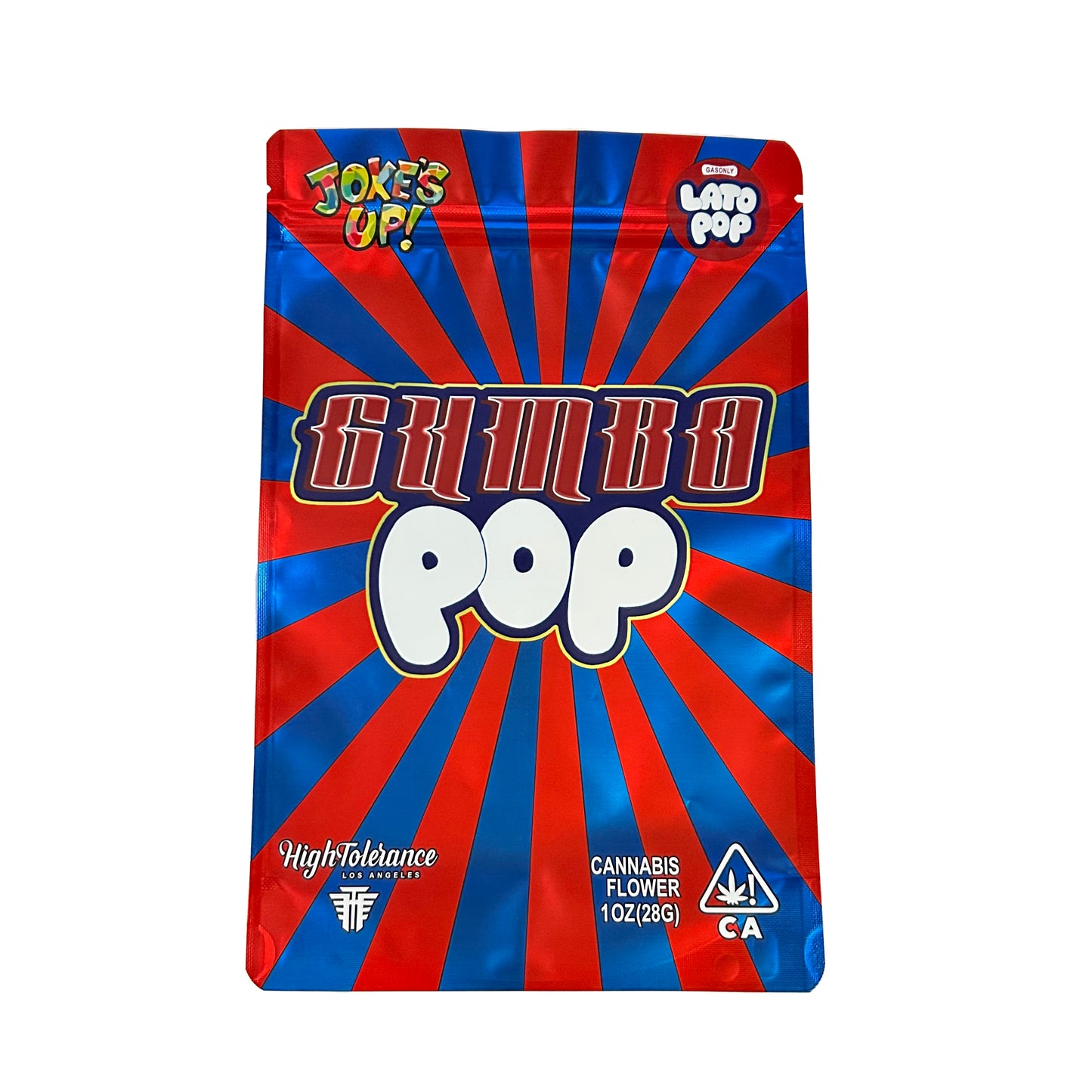 Gumbo Pop Jokes UP! 1 oz Mylar Bag