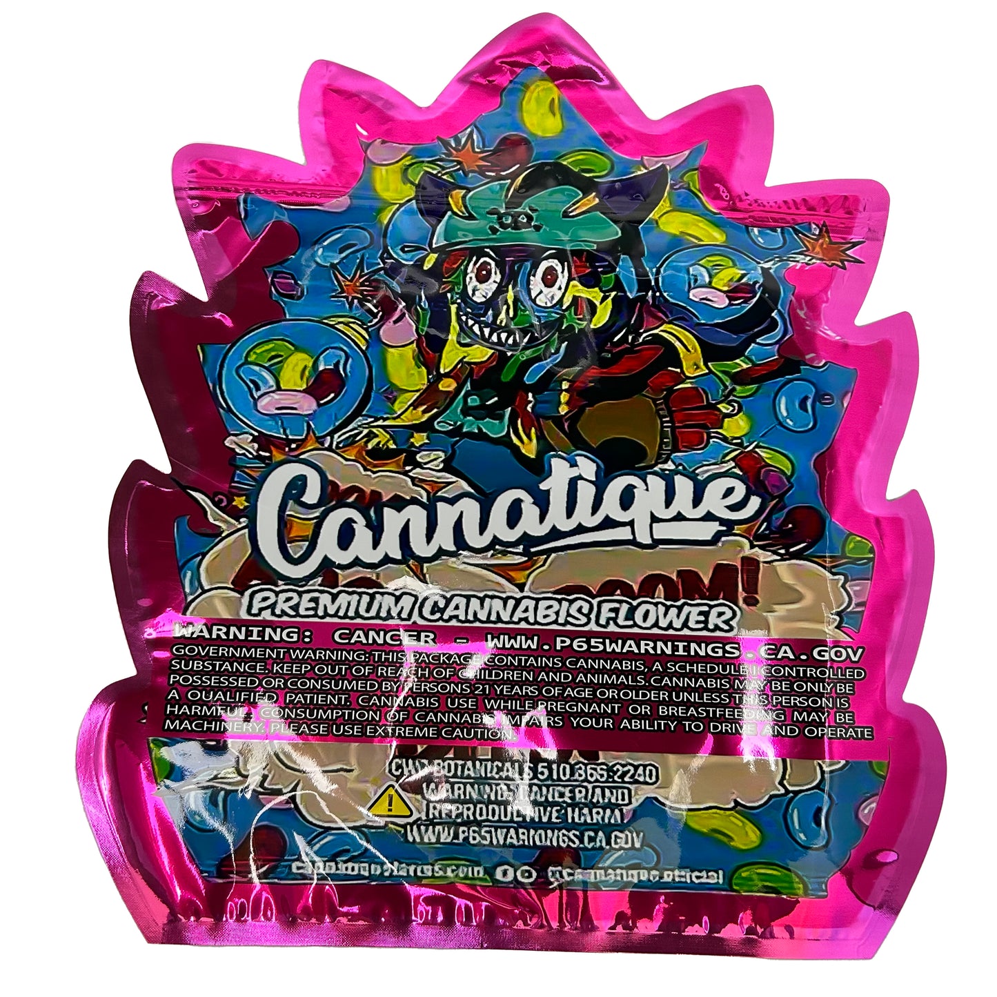 Cannatique Popping Candy POUND Mylar Bags
