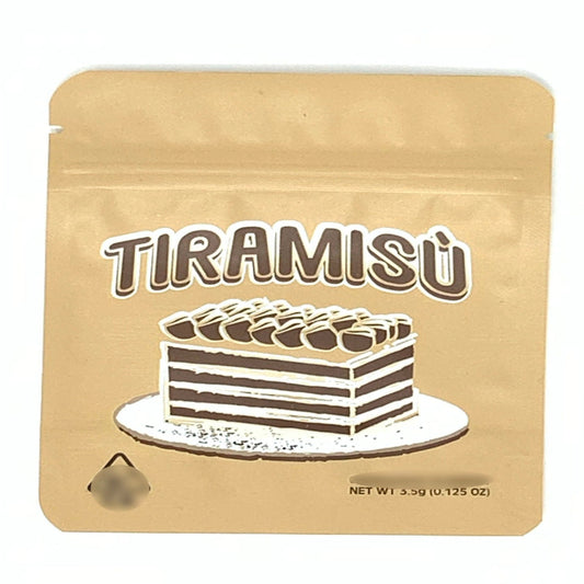Tiramisu 3.5G Mylar Bags