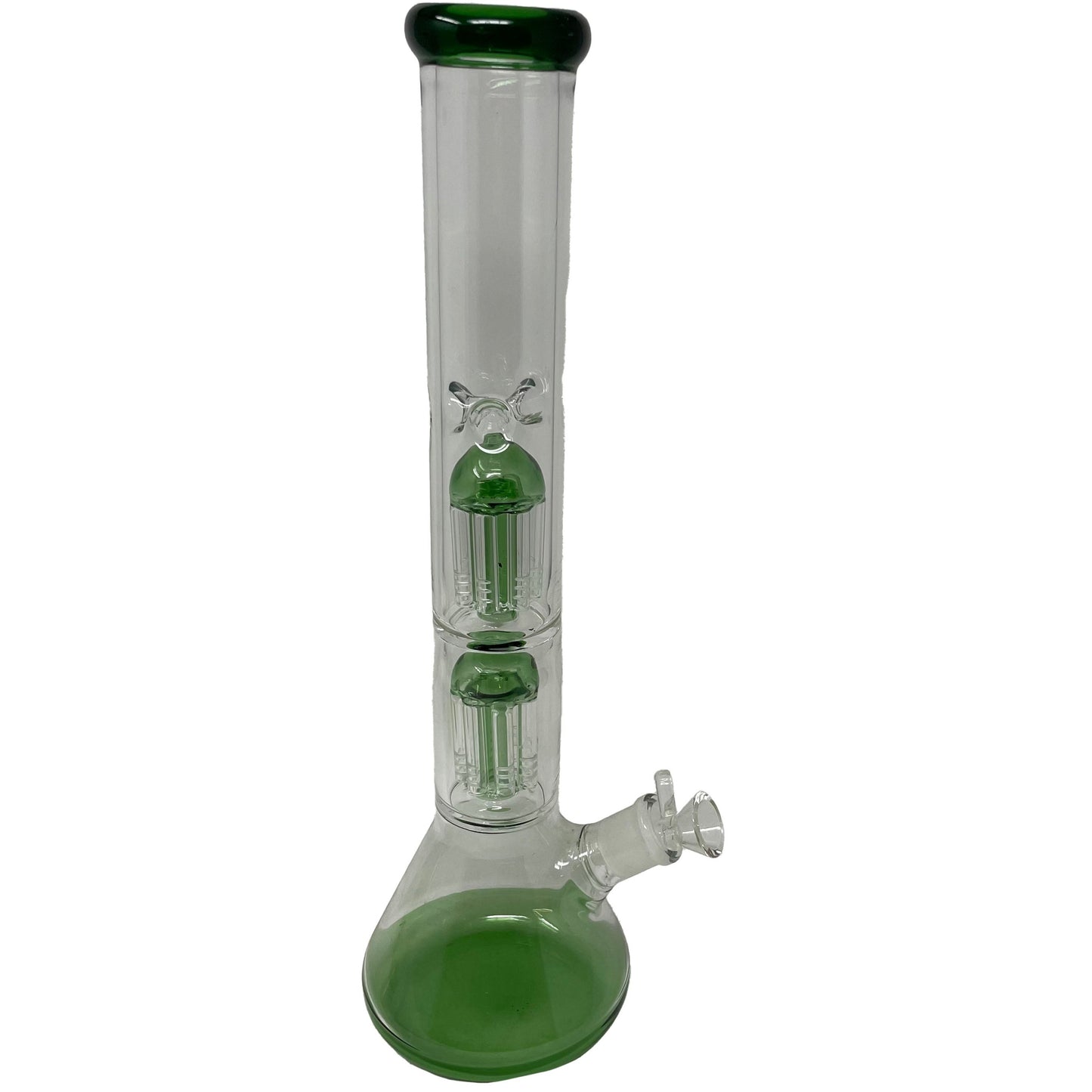 Large Glass Green Bong
