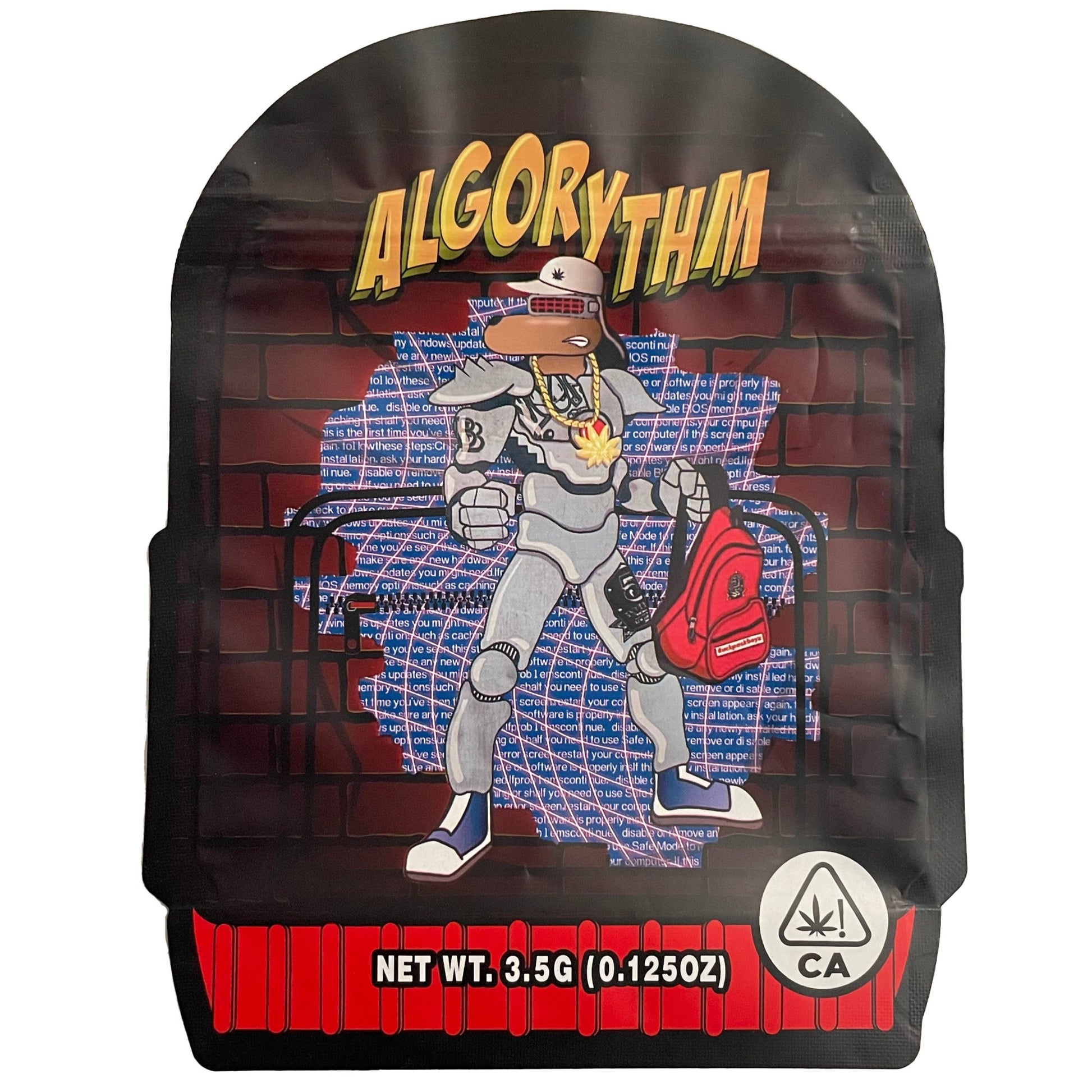 Algorythm 3.5g Mylar Bags