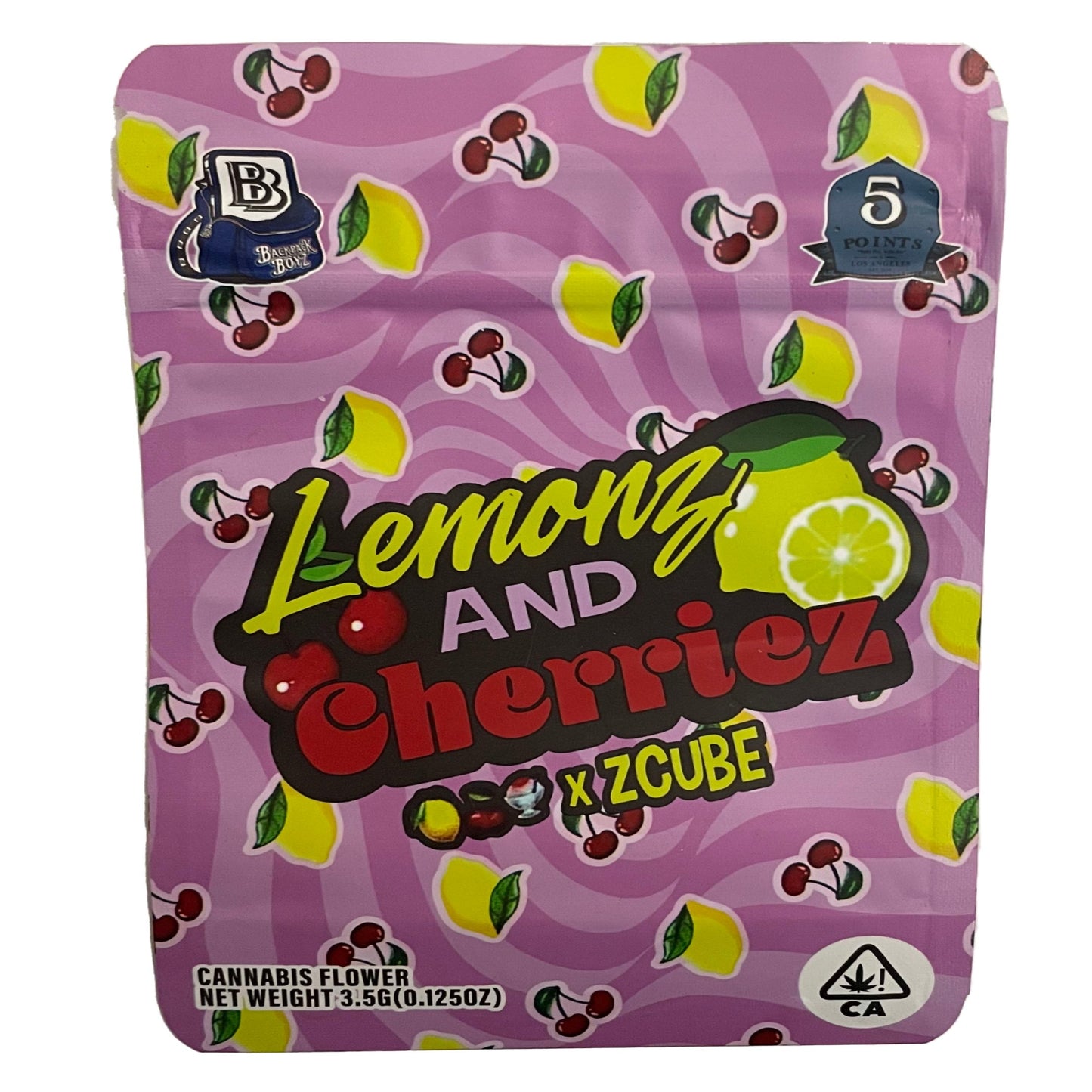 Lemonz and Cherriez 3.5G Mylar Bags
