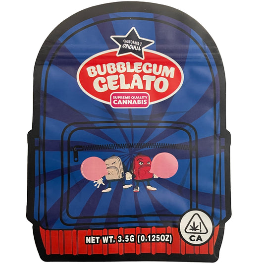 BubbleGum Gelato 3.5G Mylar Bags