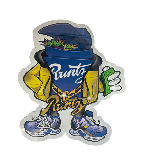 Runtz Cutout Quarter POUND Mylar Bags