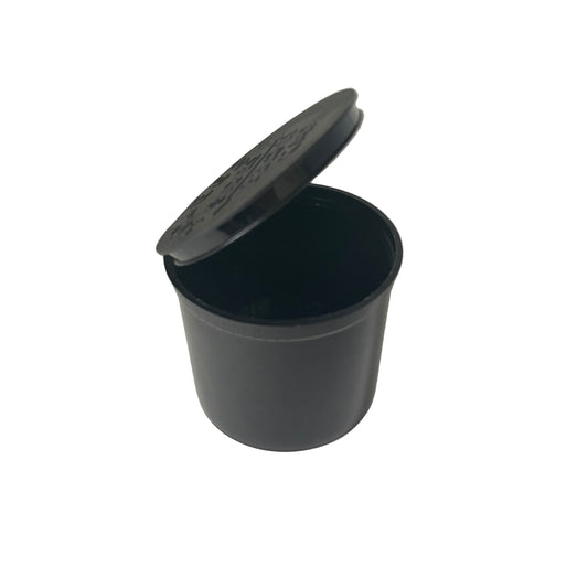 90 DR Pop Top Vials Black