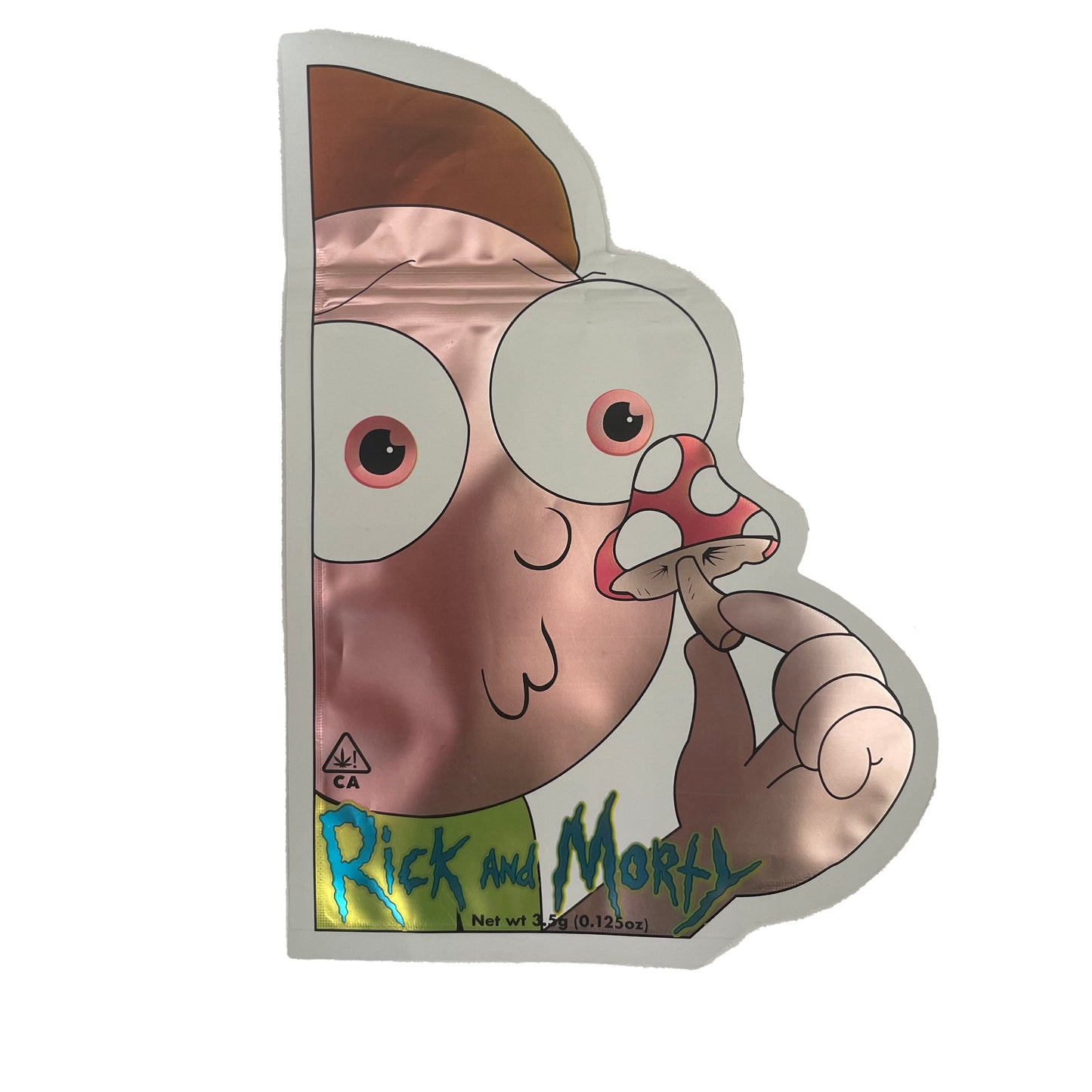 Morty by Rick and Morty Cutout 3.5G Mylar Bags