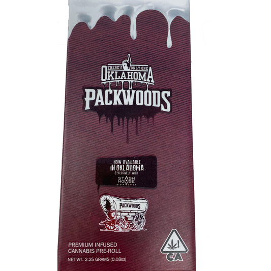 Packwoods Oklahoma Pre-roll Tube Packaging