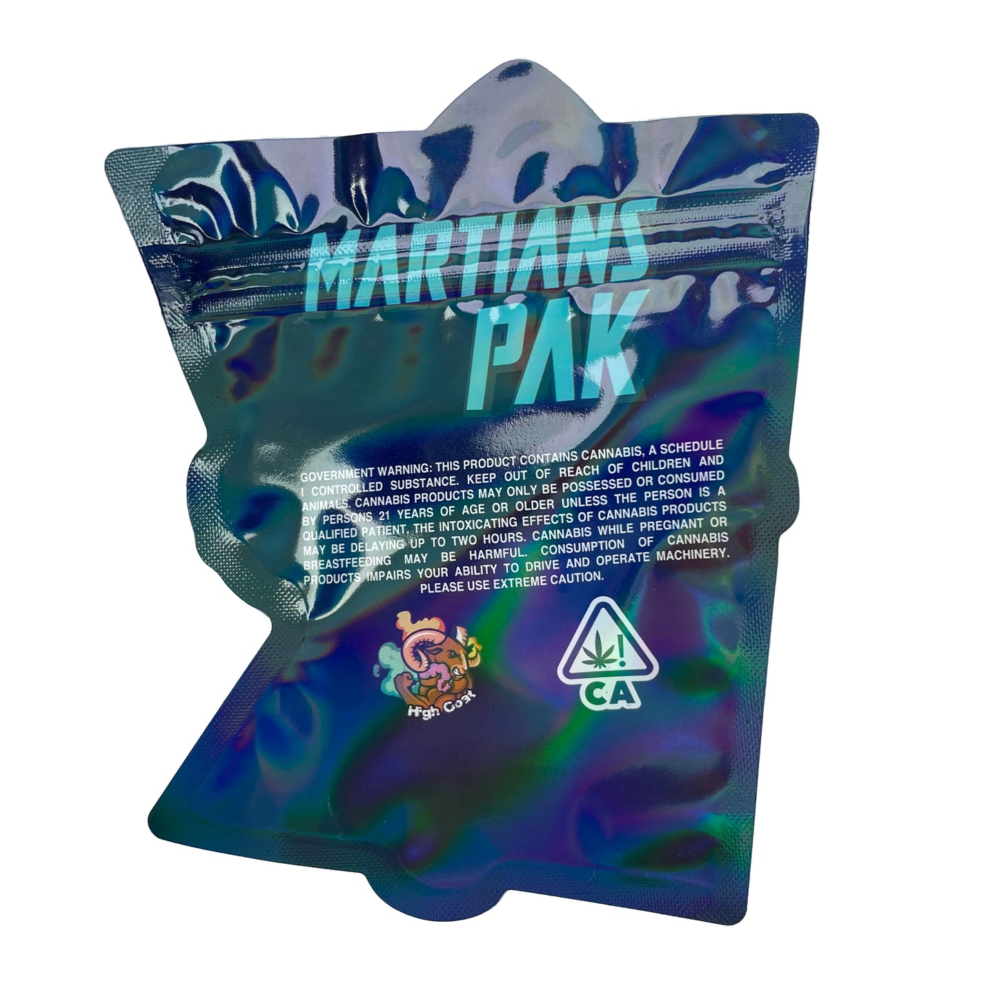 Martians Pak Cutout 3.5G Mylar Bags