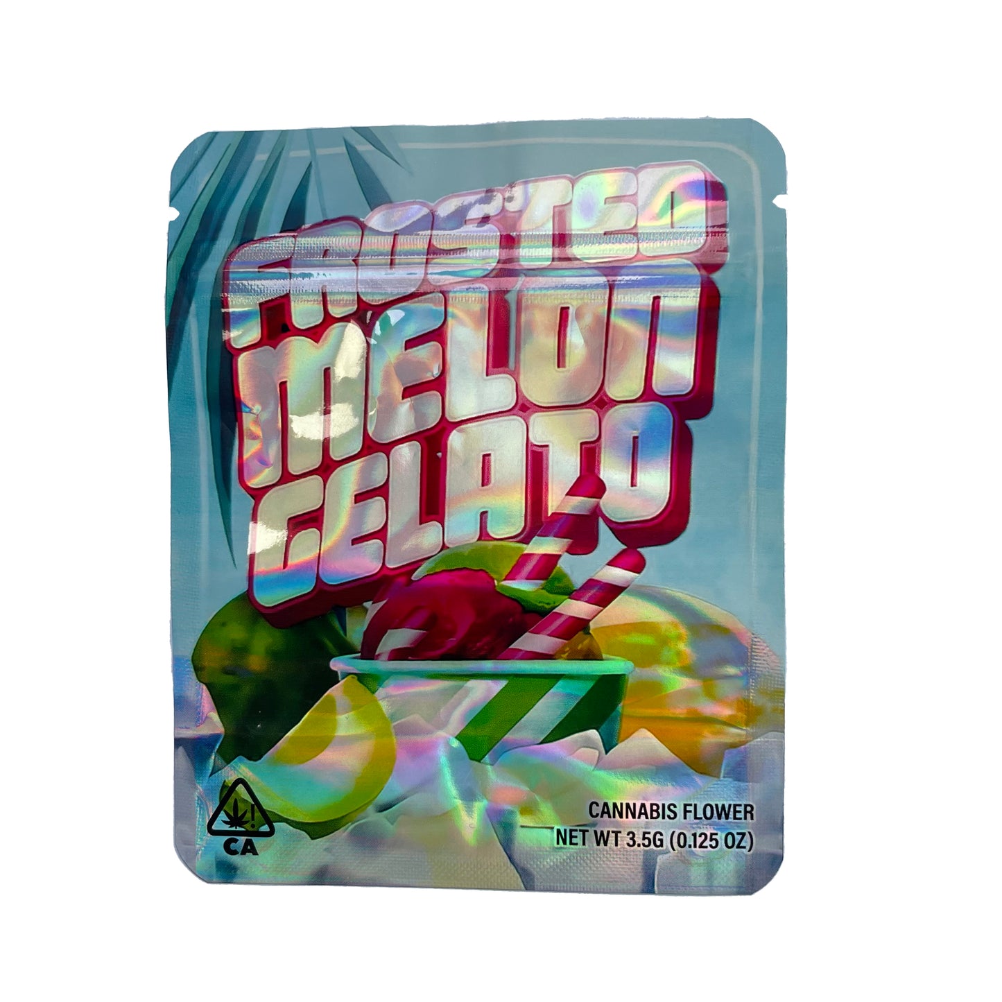 Frosted Melon Gelato 3.5G Mylar Bags