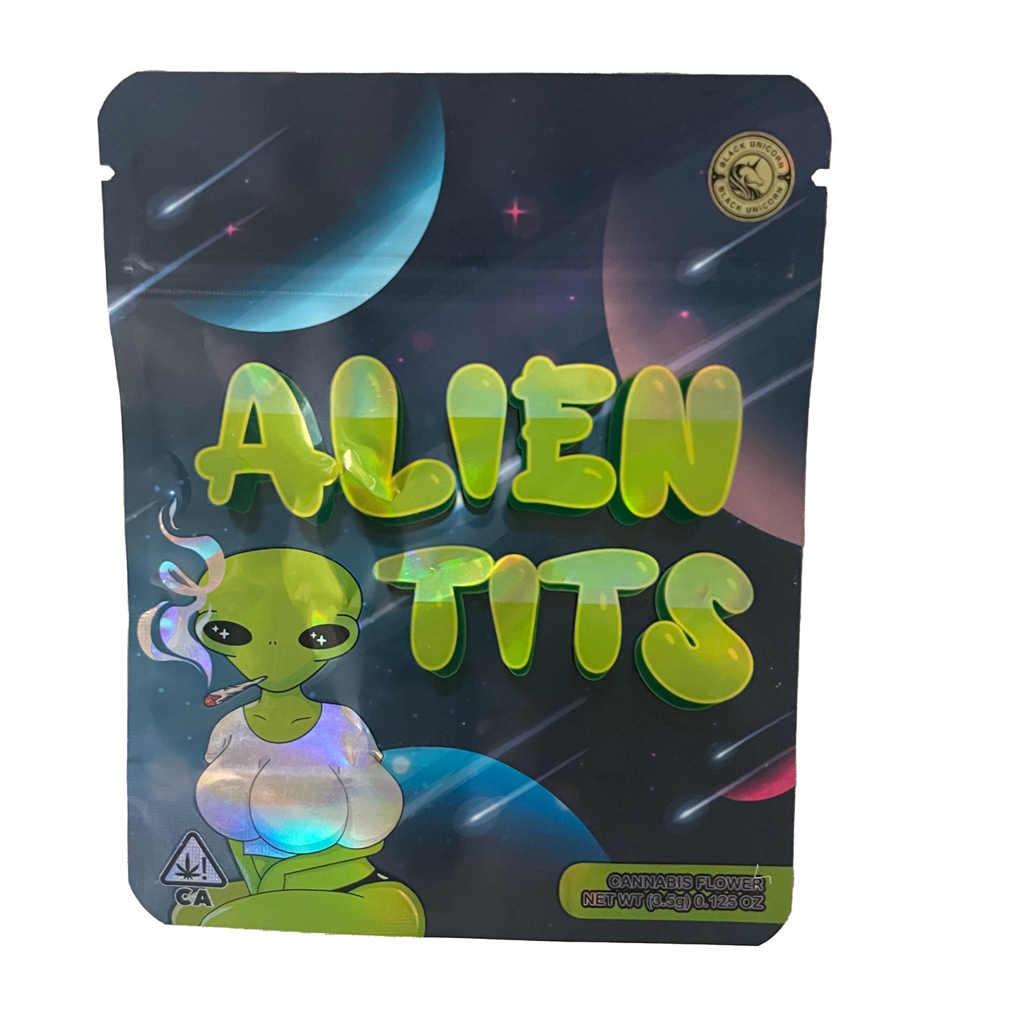 Alien Tits 3.5G Mylar Bags
